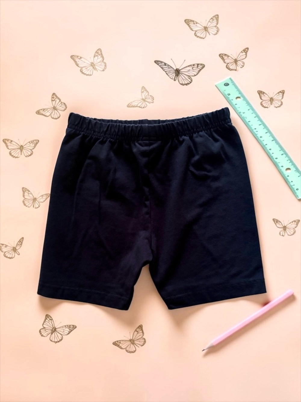 Becky Thatcher Elderwear Girls Black Bike Shorts YM 7/8 EUC